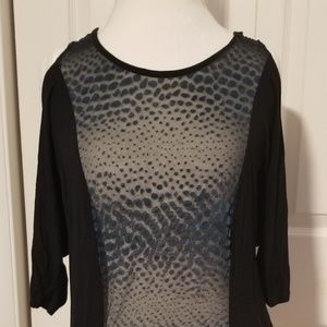 Ladies cold shoulder blouse